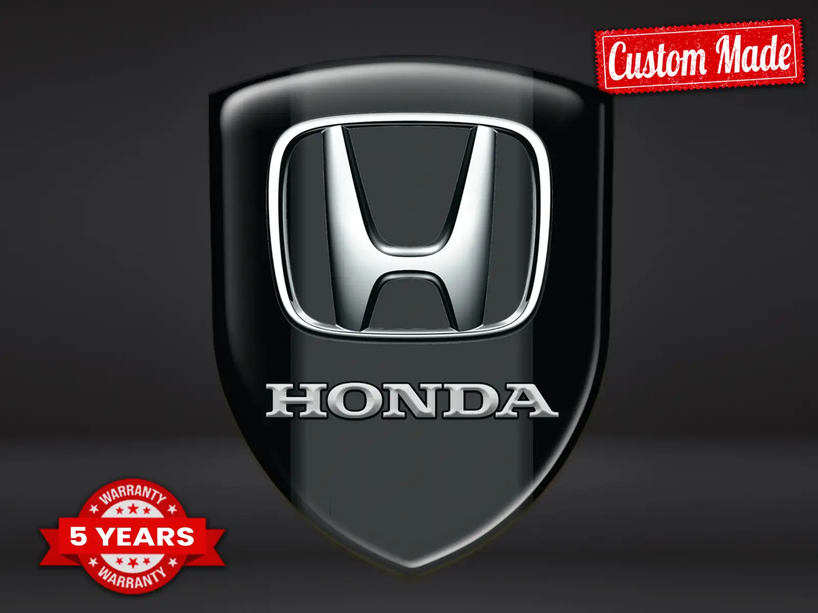 Honda Décalcos Bombés Auto Max Durable Style Pro